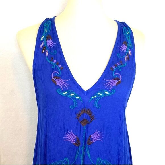 FREE PEOPLE INTIMATELY ADELAIDE FESTIVAL EMBROIDERED SLIP DRESS - Picture 4 of 14